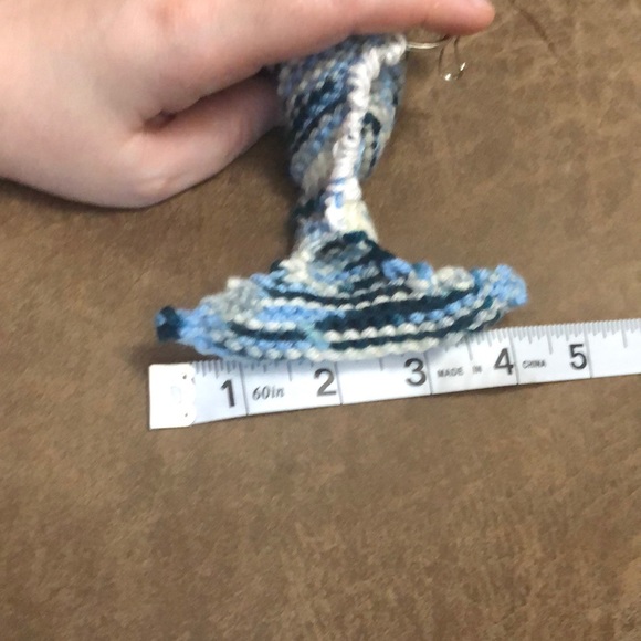 Sold -🆕 Handmade Knitted Fish Backpack Buddy 🆕 - Picture 8 of 8